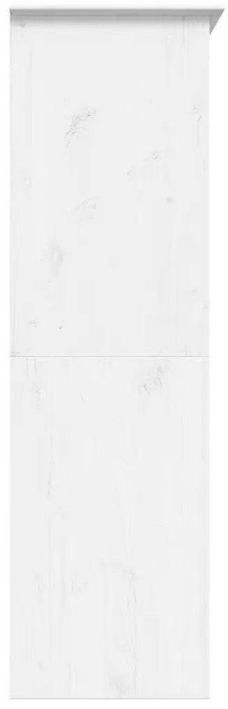 Roupeiro BODO 146x53,5x173 cm madeira de pinho maciça branco