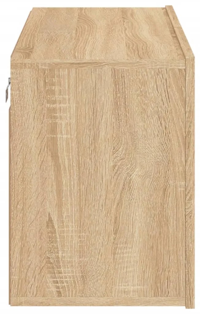 Móvel de parede para TV 80x30x41 cm carvalho sonoma