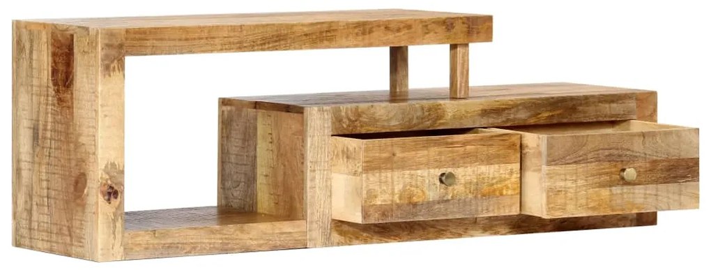 Móvel de TV 120x30x40 cm madeira de mangueira maciça