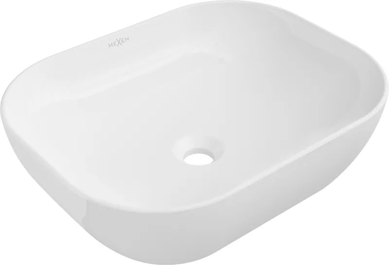 Mexen Rosa lavatório de bancada 50 x 40 cm, branco - 21095000