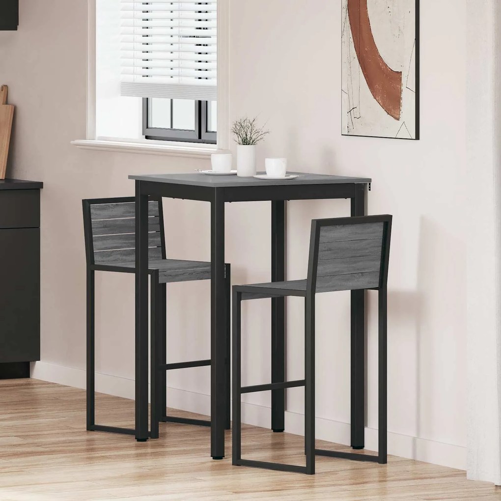 vidaXL Mesas de jantar Madeira processada