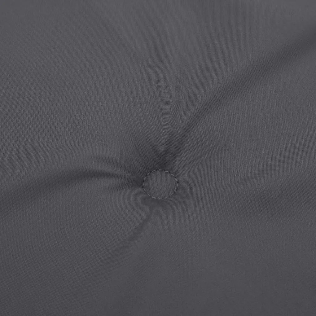 Almofadão p/ banco jardim 150x50x3 cm tecido oxford antracite
