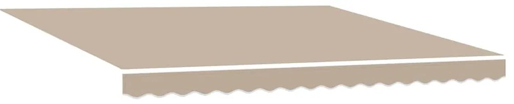 Toldo Manual Retrátil Bege 3x2.5m vidaXL