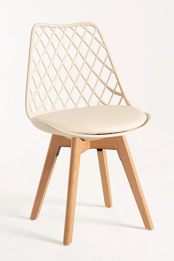 Pack 6 Cadeiras Mima - Beige