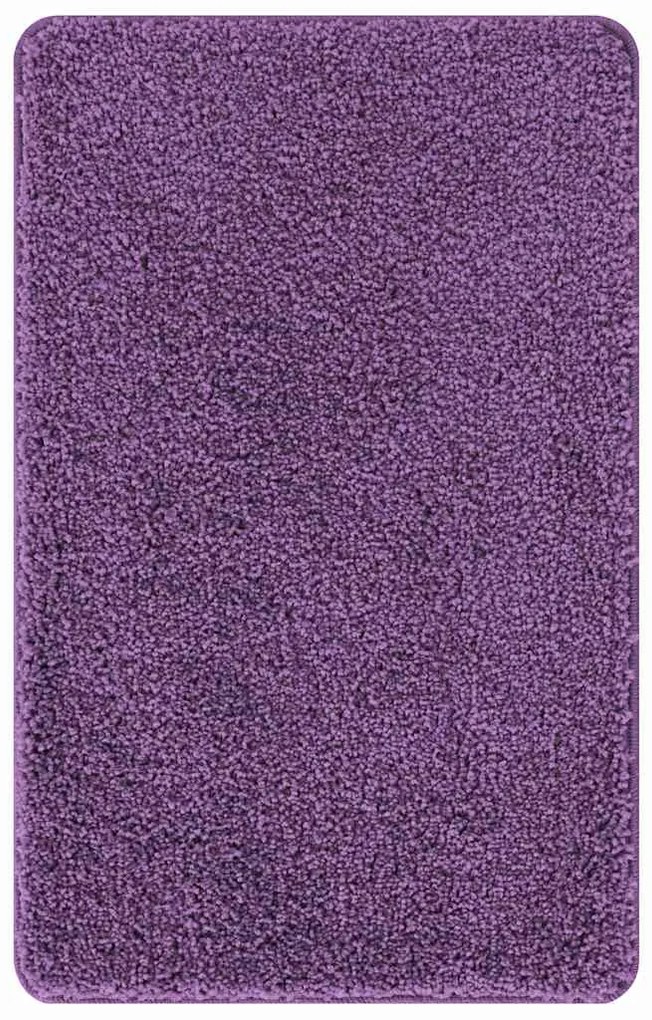 Tapete de Banho Retangular Roxo 50x80 cm Polipropileno Antiderrapante
