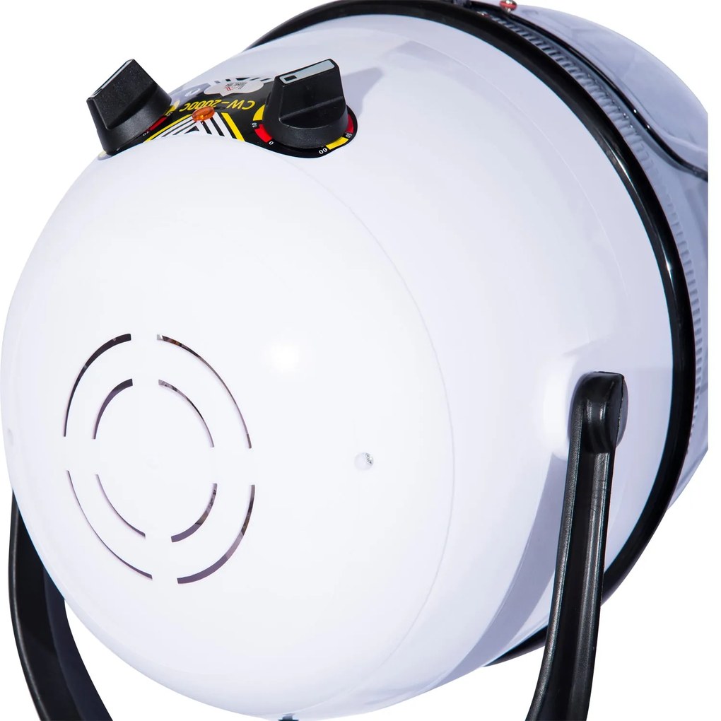 Secador de Cabelo de Coluna de Cabeleireiro com pé e viseira 1180 W po