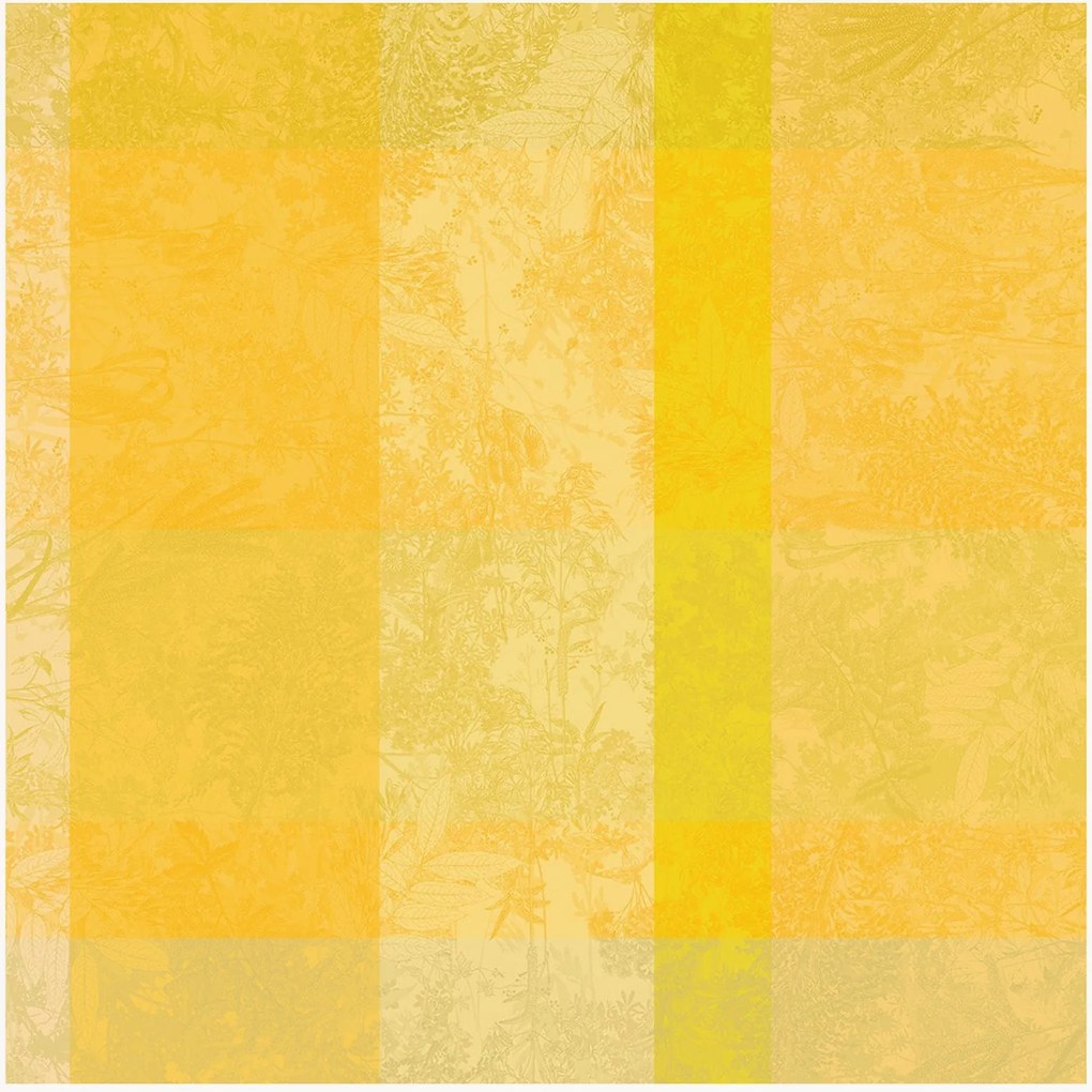 Toalha de mesa jacquard Mille Esprit Jardin Solaire