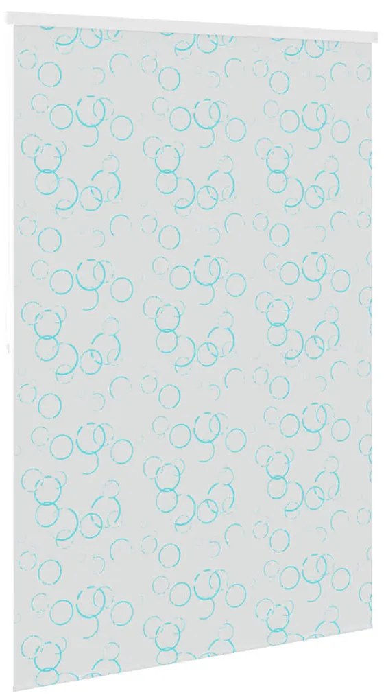 Estore de rolo para o duche 160x240 cm bolhas
