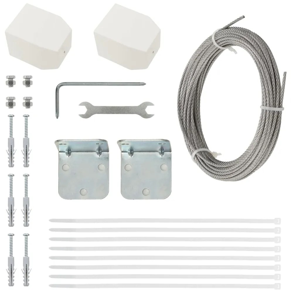 Tela de varanda 100x240 cm tecido oxford preto