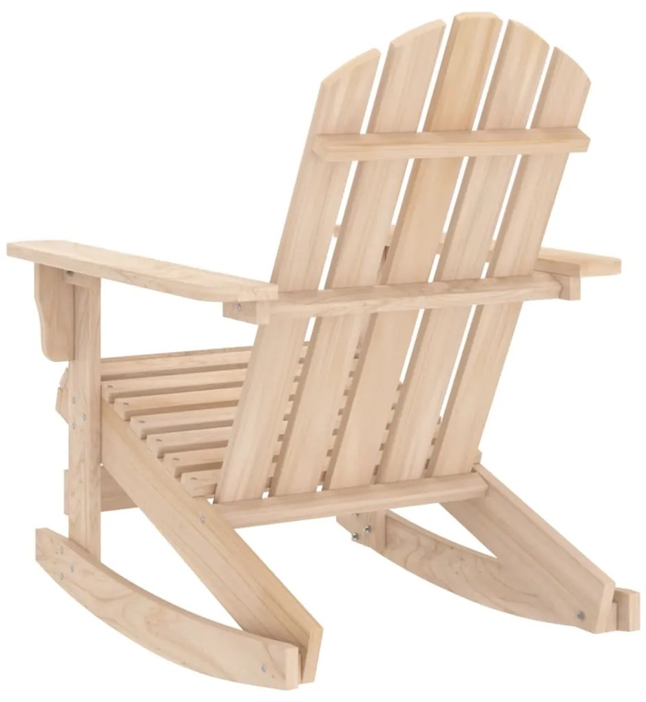 Cadeira Adirondack de baloiçar para jardim abeto maciço