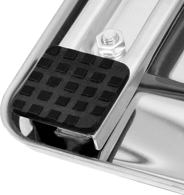 Máquina em aço inoxidável para fazer massa 20 x 20 x 14,5 cm Prateado
