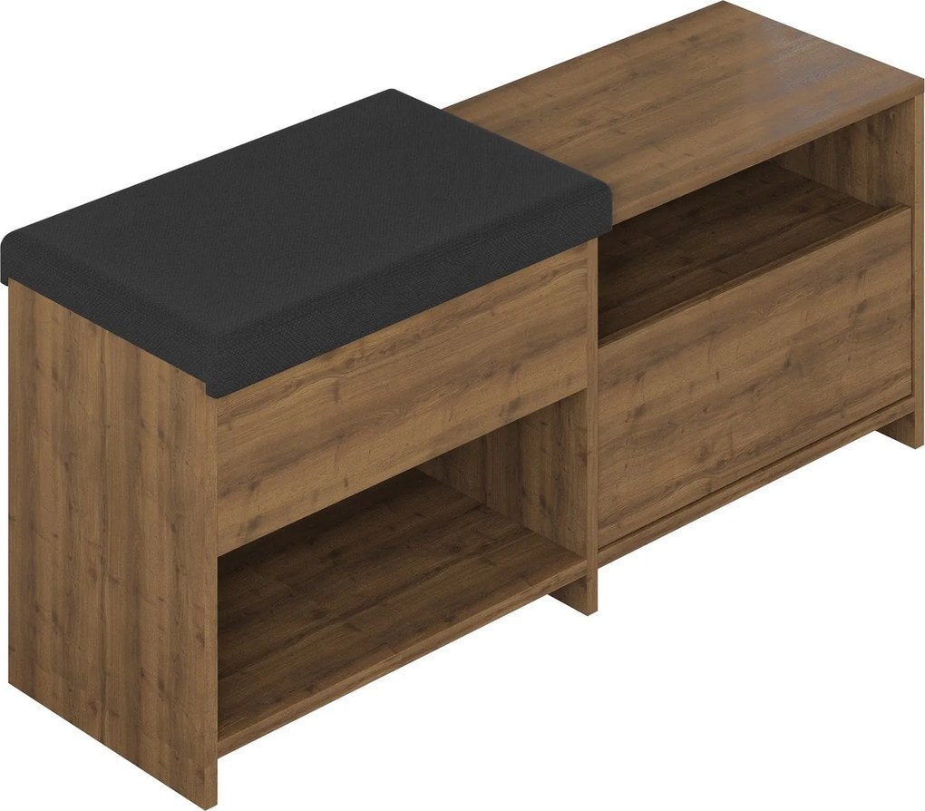 Sapateira Berlin – Nogueira – 60 cm x 200 cm x 35 cm