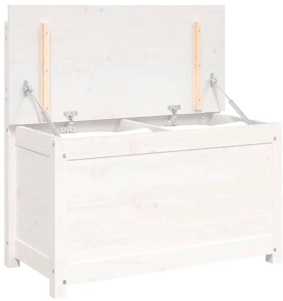 Banco 80x41x77 cm madeira de pinho maciça branco