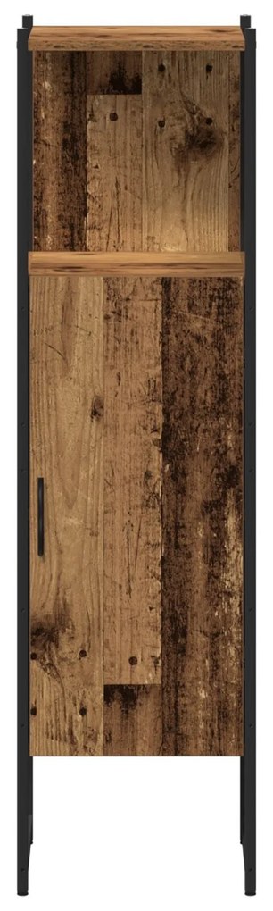 Conjunto de Móveis para Banheiro de 4 Peças Madeira Rústica Madeira En