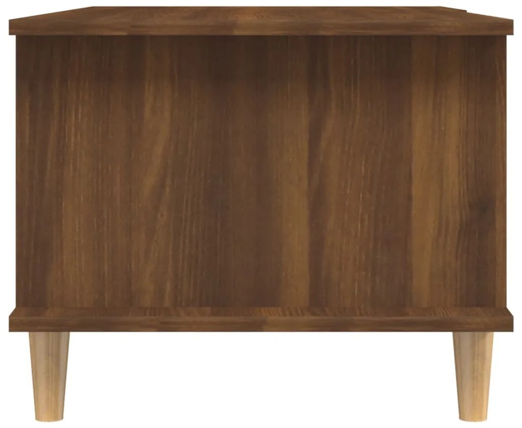 Mesa centro 90x50x40 cm derivados de madeira carvalho castanho