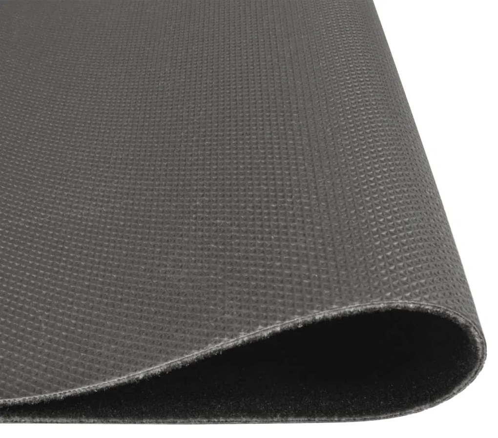 Tapete de cozinha lavável 60x180 cm veludo padrão cozinha preto