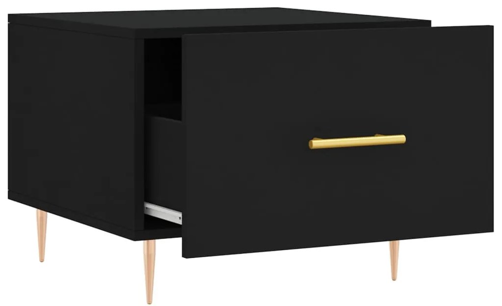 Mesa de centro 50x50x40 cm derivados de madeira preto