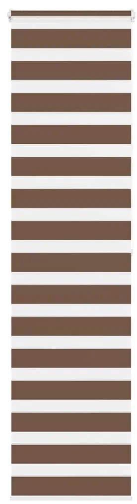 vidaXL Cortina de zebra 55x200 cm largura do tecido 50,9 cm poliéster