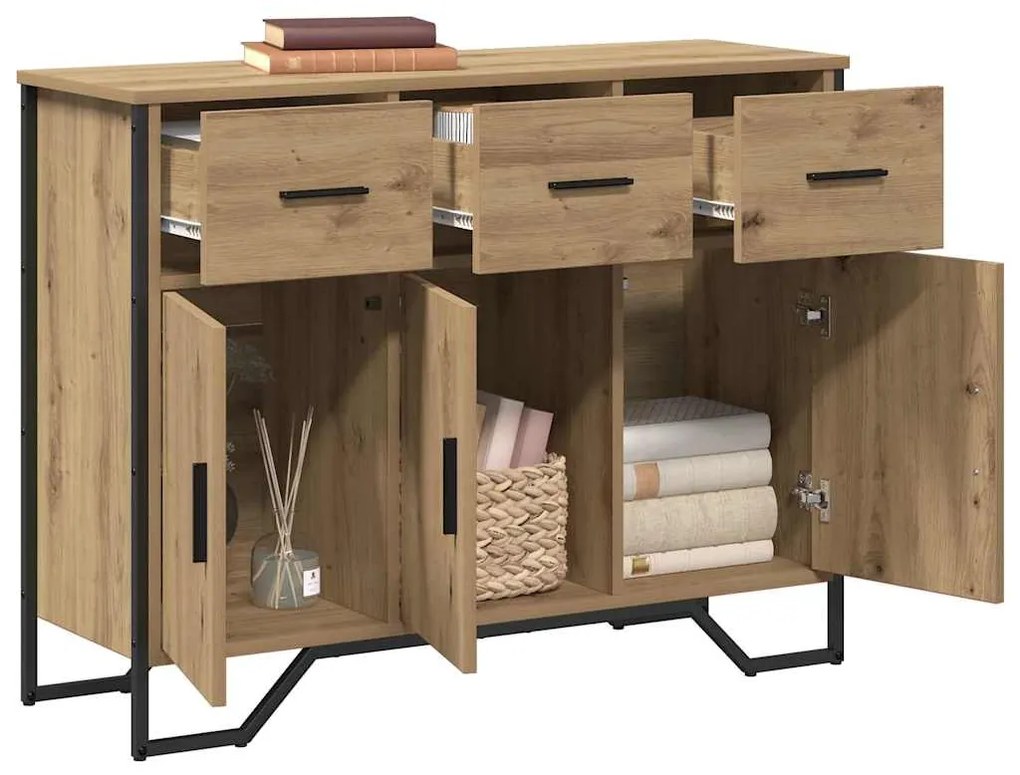 Aparador Artisan Oak 97x32.5x74.5 cm Madeira Compósita