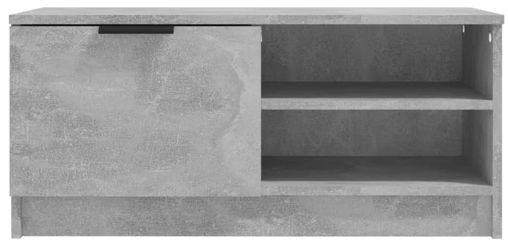 Móveis de TV 2pcs 80x35x36,5cm madeira processada cinza cimento