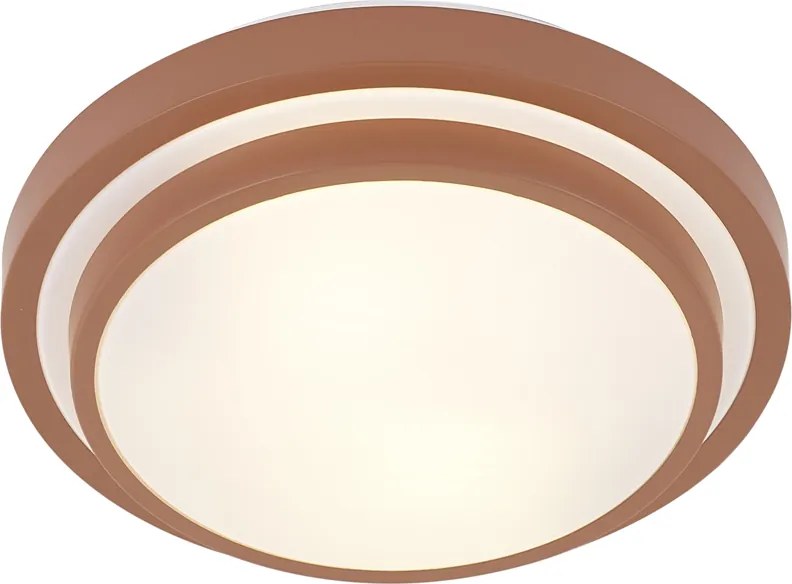 Plafon Moderno Sienna com Branco 34cm IP44 - Walden