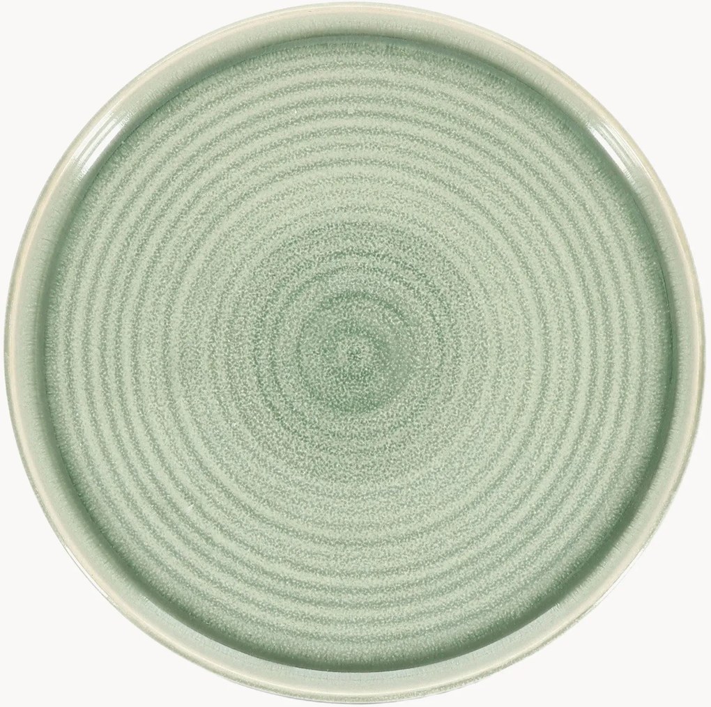 Pratos de jantar Cameo Green, conjunto de 4