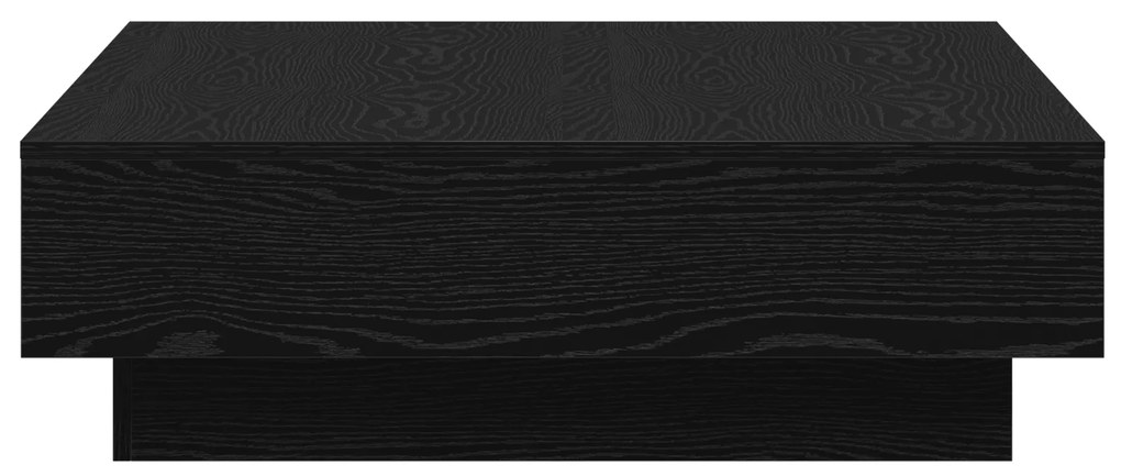 Mesa de Centro Carvalho preto Madeira de engenharia 90 x 90 x 28 cm