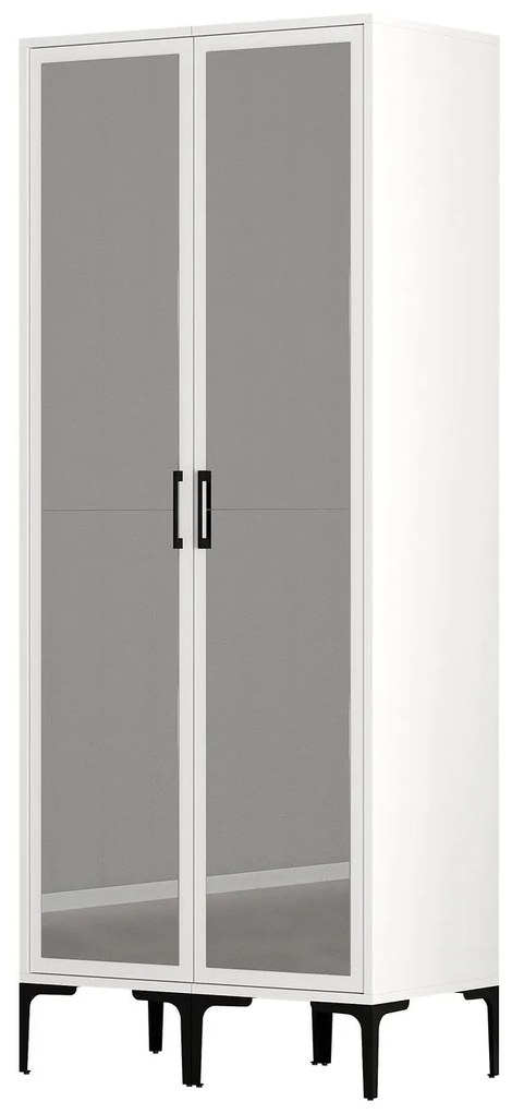 Guarda-roupa Kumsal RR – Branco – 80x47,5x201,4 cm