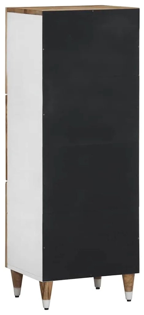 Aparador alto 40x33,5x110 cm madeira de mangueira maciça