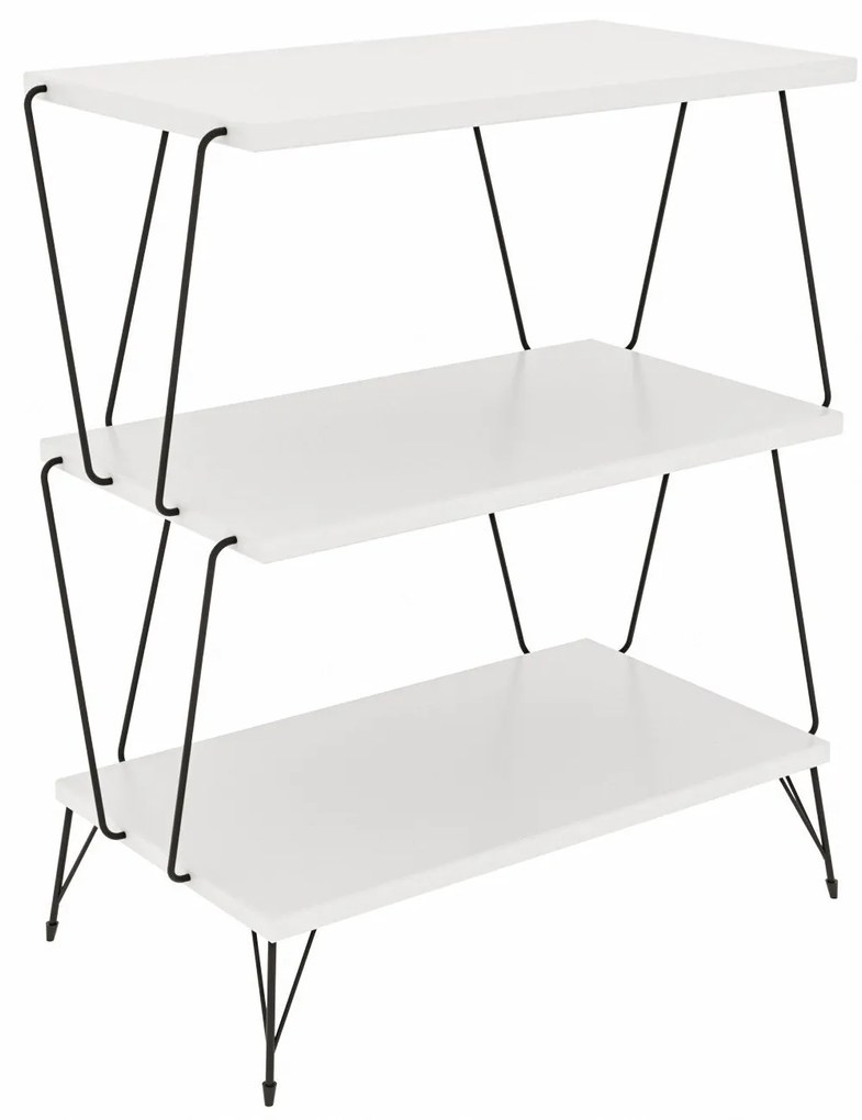 Mesa de Apoio Lazandos – Branco – 46x76x30 cm