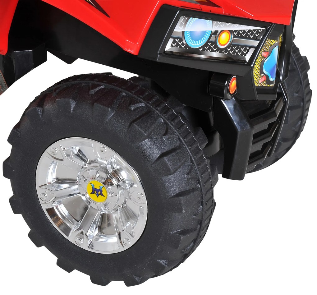 HOMCOM Quad passeio de criança Carro de bebê sem pedais brinquedo com