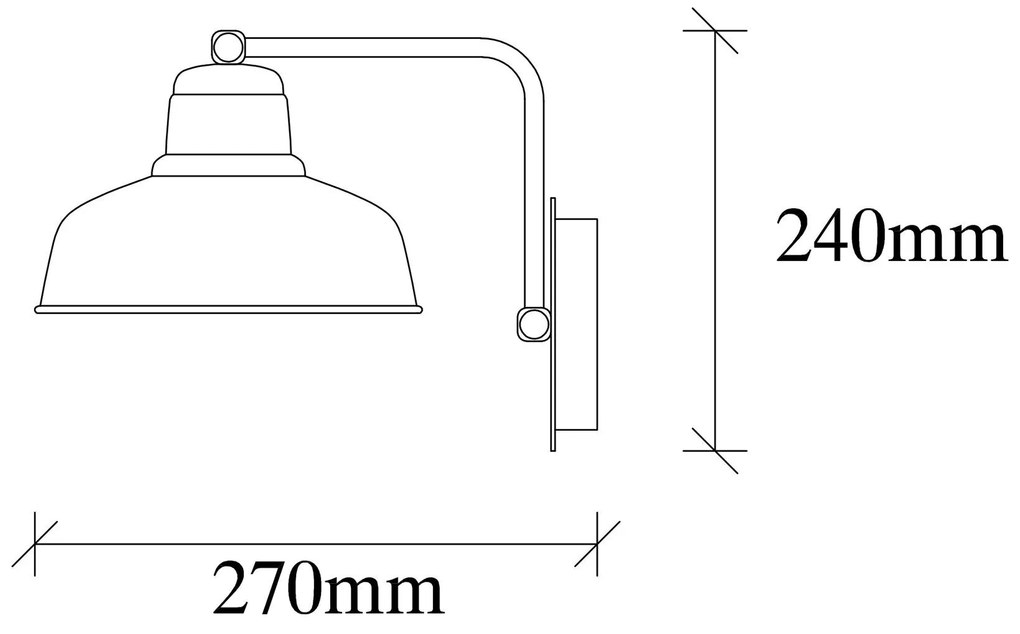 Aplique de Parede Berceste – Branco – 19 x 27 cm