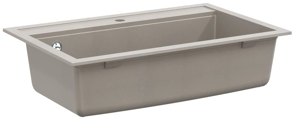 vidaXL Pia Cinzeto 795 x 505 mm Granito