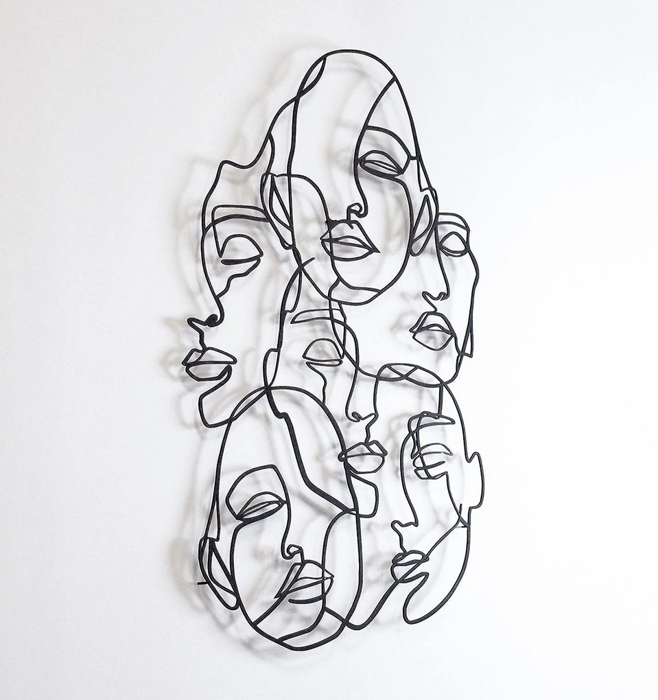 Acessório Decorativo de Parede Apt743 – Preto – 44 x 60 cm