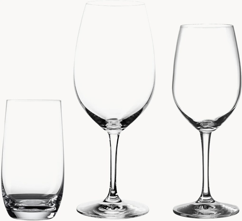 Copos de cristal Benu, conjunto de 18