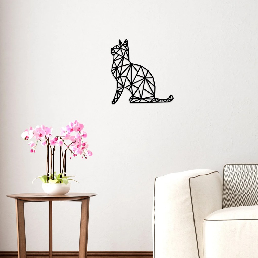 Acessório Decorativo de Parede Kedi – Preto – 35 x 46 cm