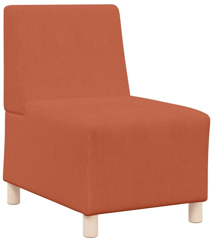 Sofá Chiar 3 pcs Laranja 55 x 74 x 82 cm