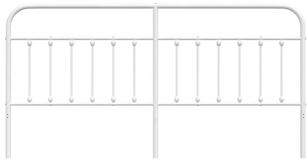 Cabeceira de cama 200 cm metal branco