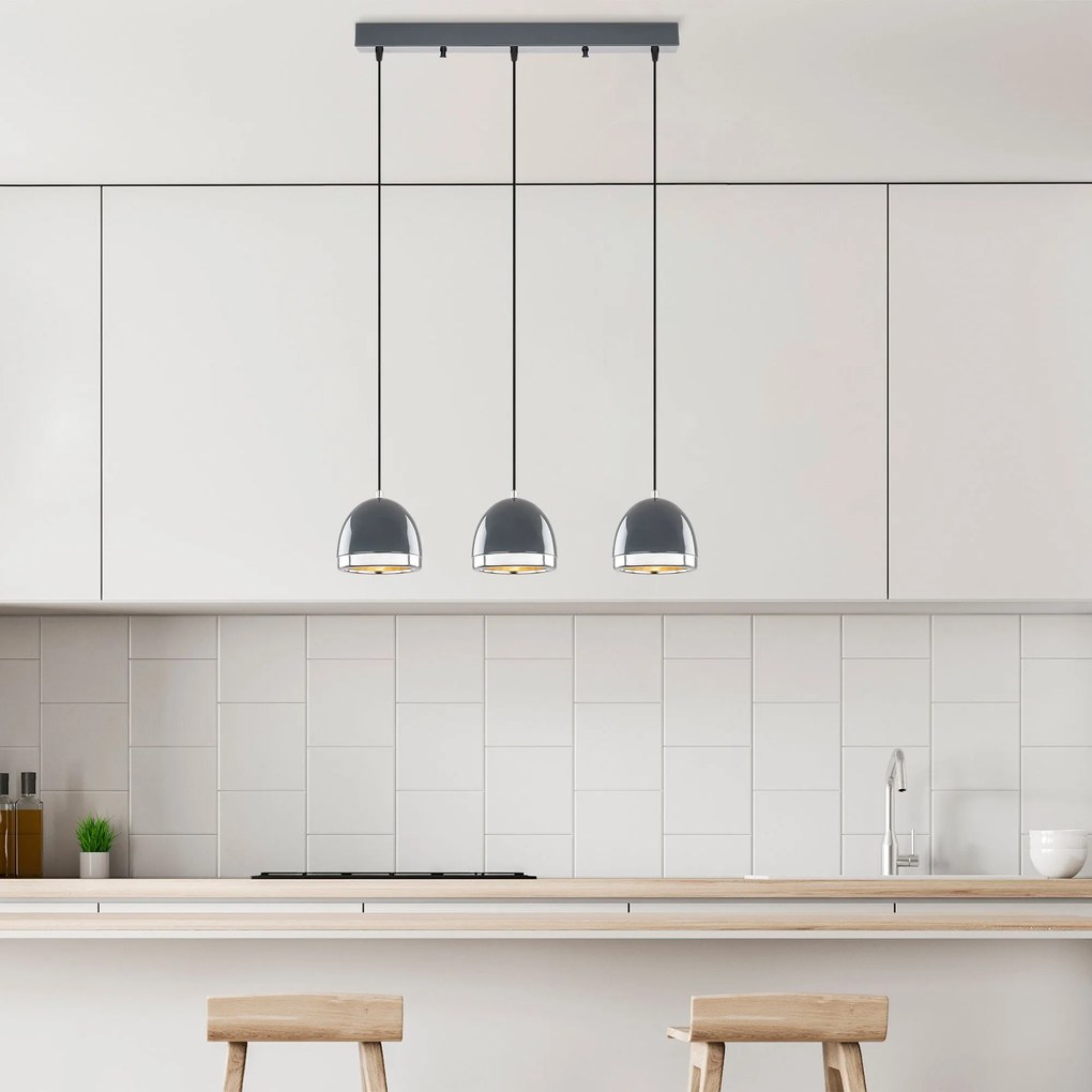 Candeeiro de Teto Mugo – Antracite – 62 x 17 x 110 cm