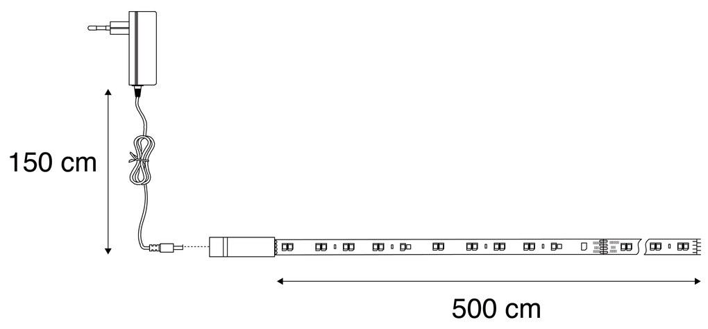 Fita LED 5 Metros Dim to Warm 17.5W 1250LM 3000-6500K Design