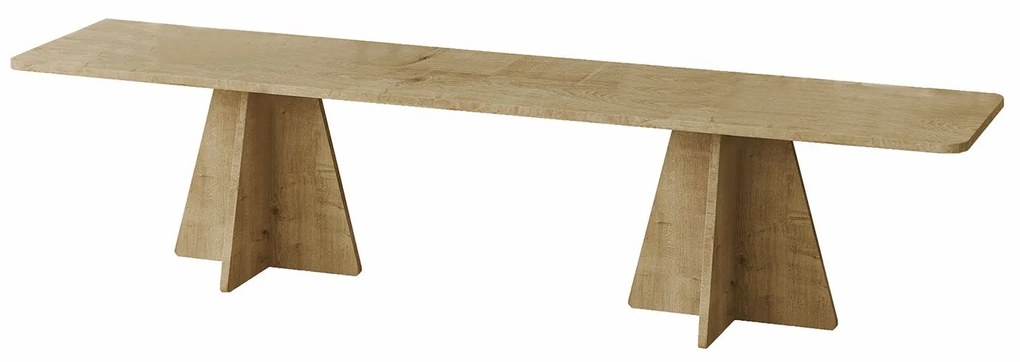 Móvel TV Mushroom – Carvalho Safira – 180 cm x 40 cm x 42 cm