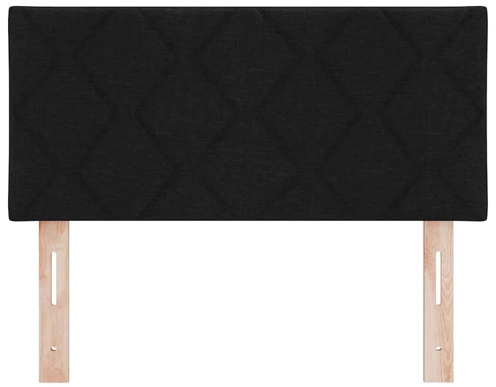 Cabeceira Bloco Diamante Preto 100 cm - Estofada e estilosa.