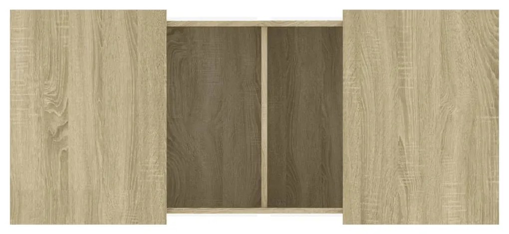 Mesa de centro 80x55x40 derivados de madeira carvalho sonoma