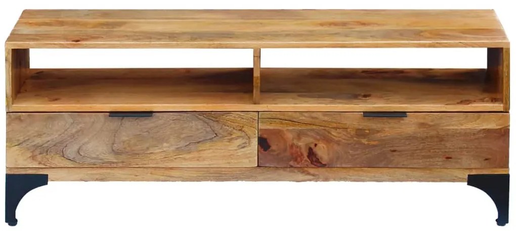 Móvel TV madeira de mangueira 120x35x45 cm