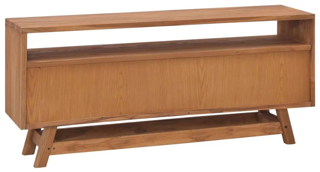 Móvel de TV 110x30x50 cm madeira de teca maciça
