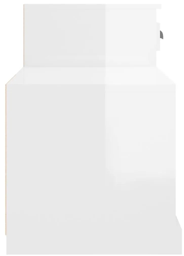 Sapateira 100x42x60 cm derivados de madeira branco brilhante
