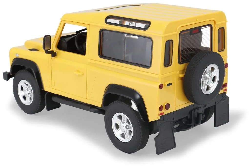 Carro telecomandado Land Rover Defender 1:14 2,4GHz Portas manuais Amarelo