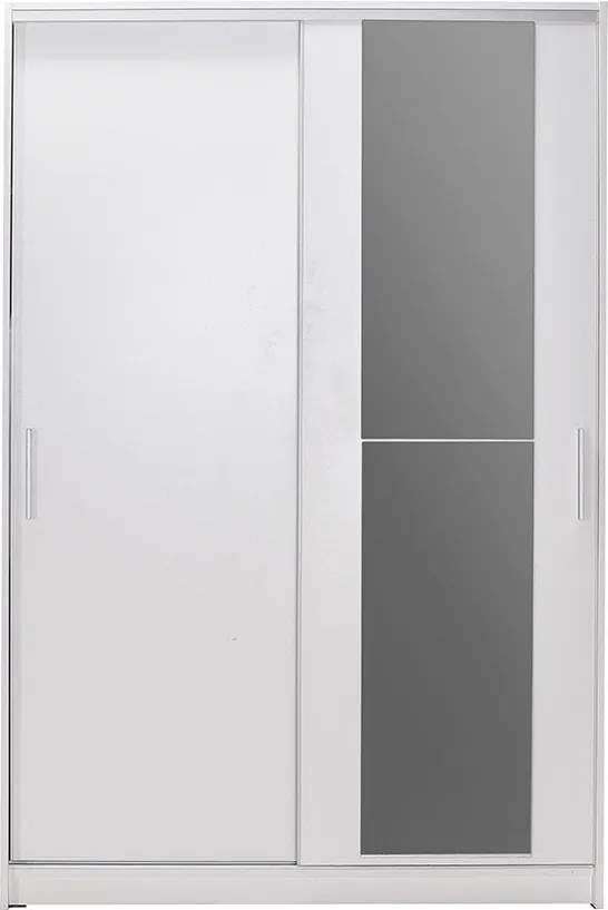 Roupeiro "Lúmina" – Branco – 120 x 182 x 52 cm – Design Moderno