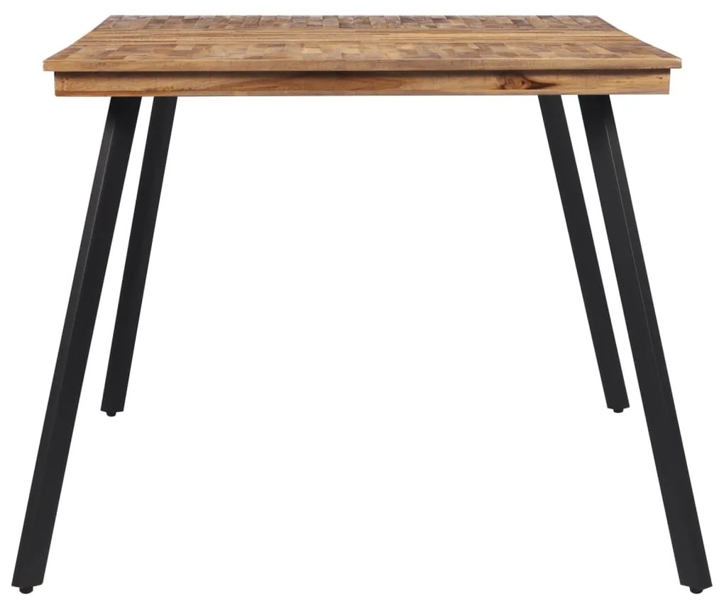 Mesa de jantar 169x98,5x76 cm madeira de teca maciça