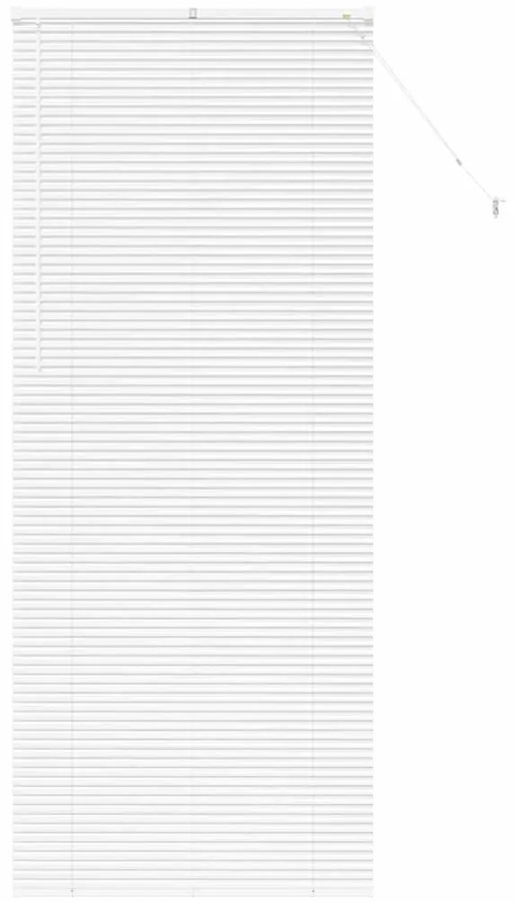Persiana de Janela com cortinas Outros Manual Branco 80 x 130 cm Alumí